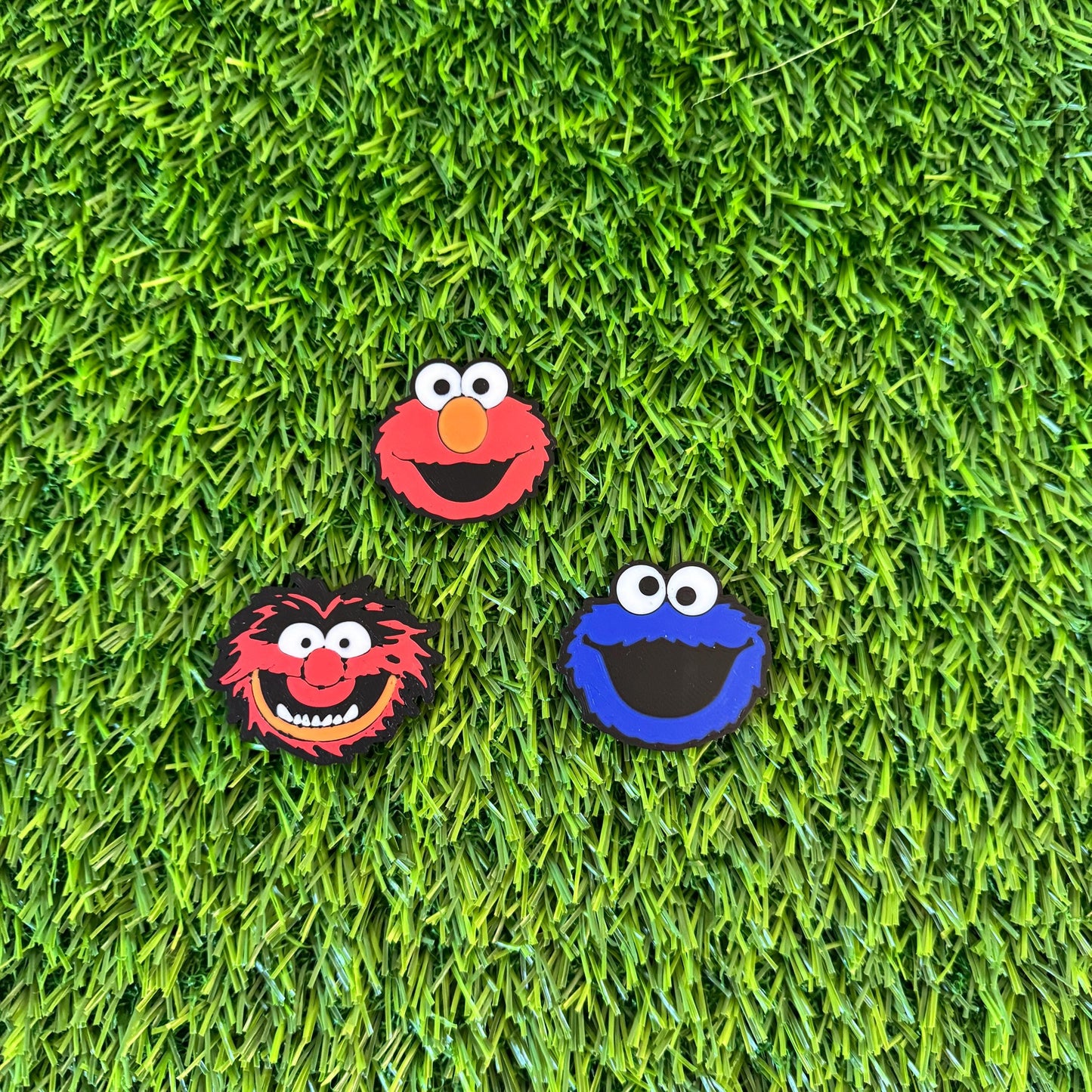 Sesame Street Golf Ball Markers – Elmo, Cookie Monster, and Animal!