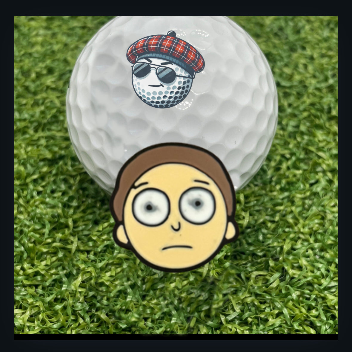 Rick and Morty Golf Ball Markers