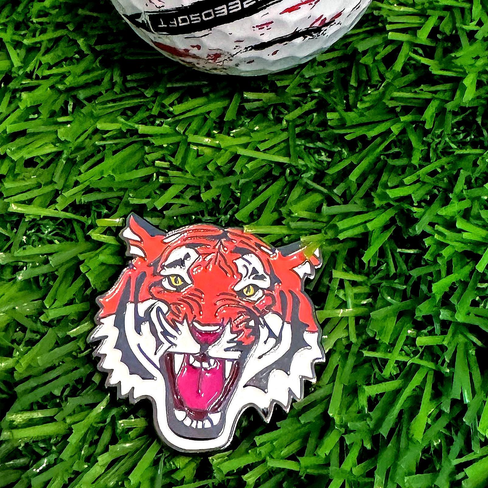 Tiger Golf Ball Marker