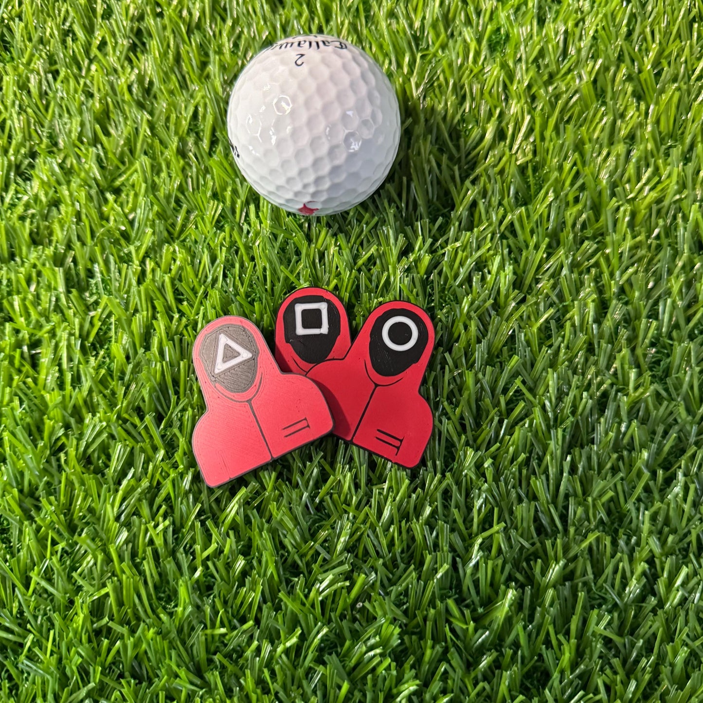 Squid Games inspired Golf Ball Marker Set