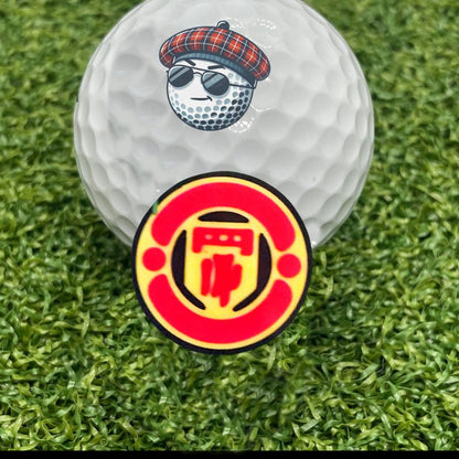 Man United inspired Golf Ball Marker