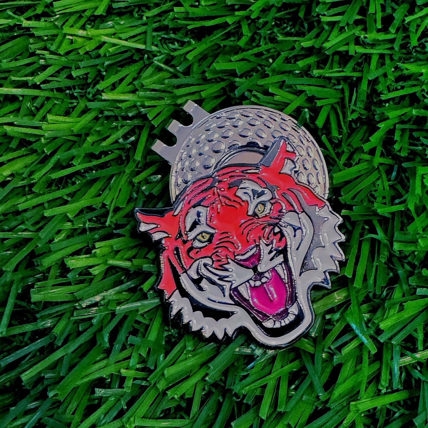 Tiger Golf Ball Marker