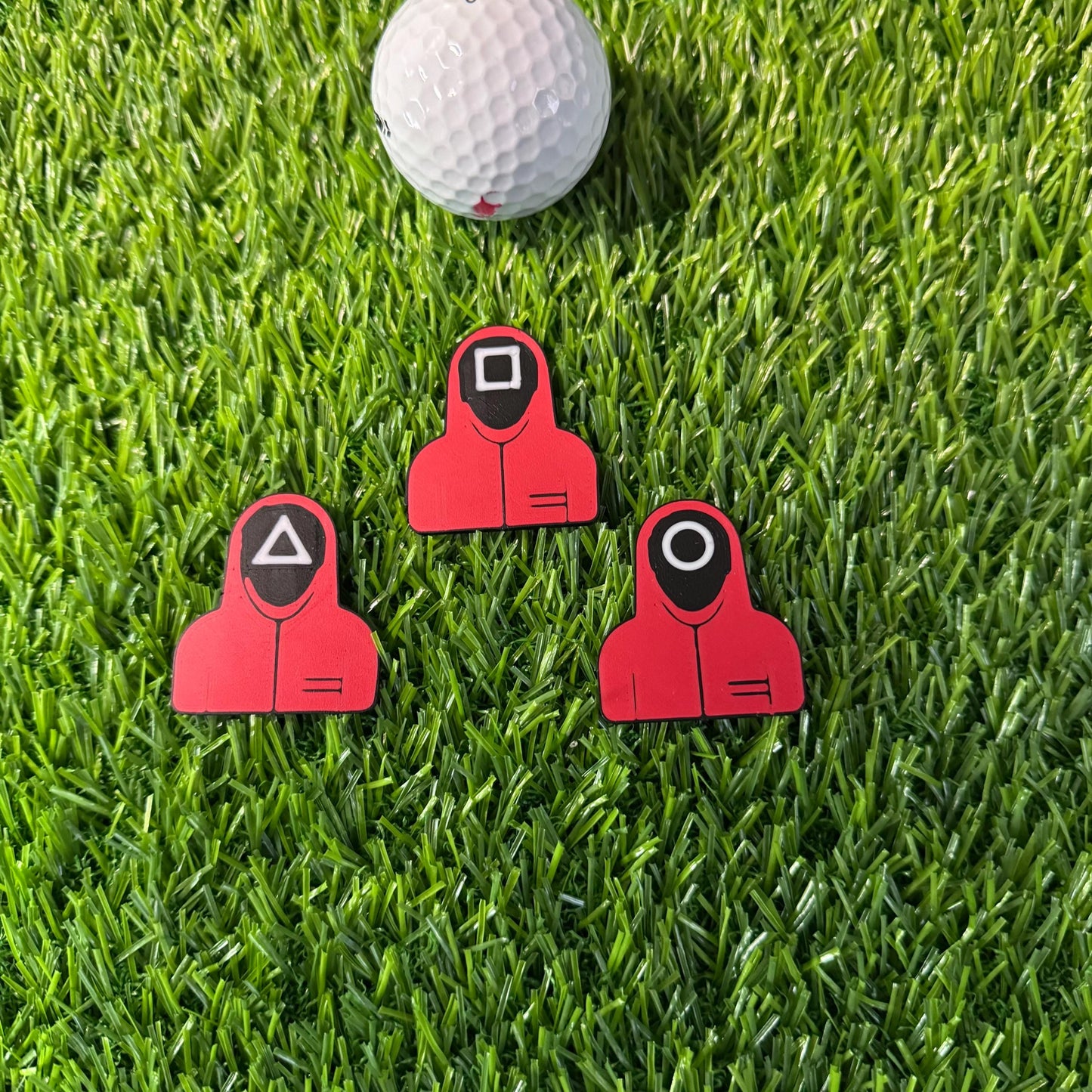 Squid Games inspired Golf Ball Marker Set