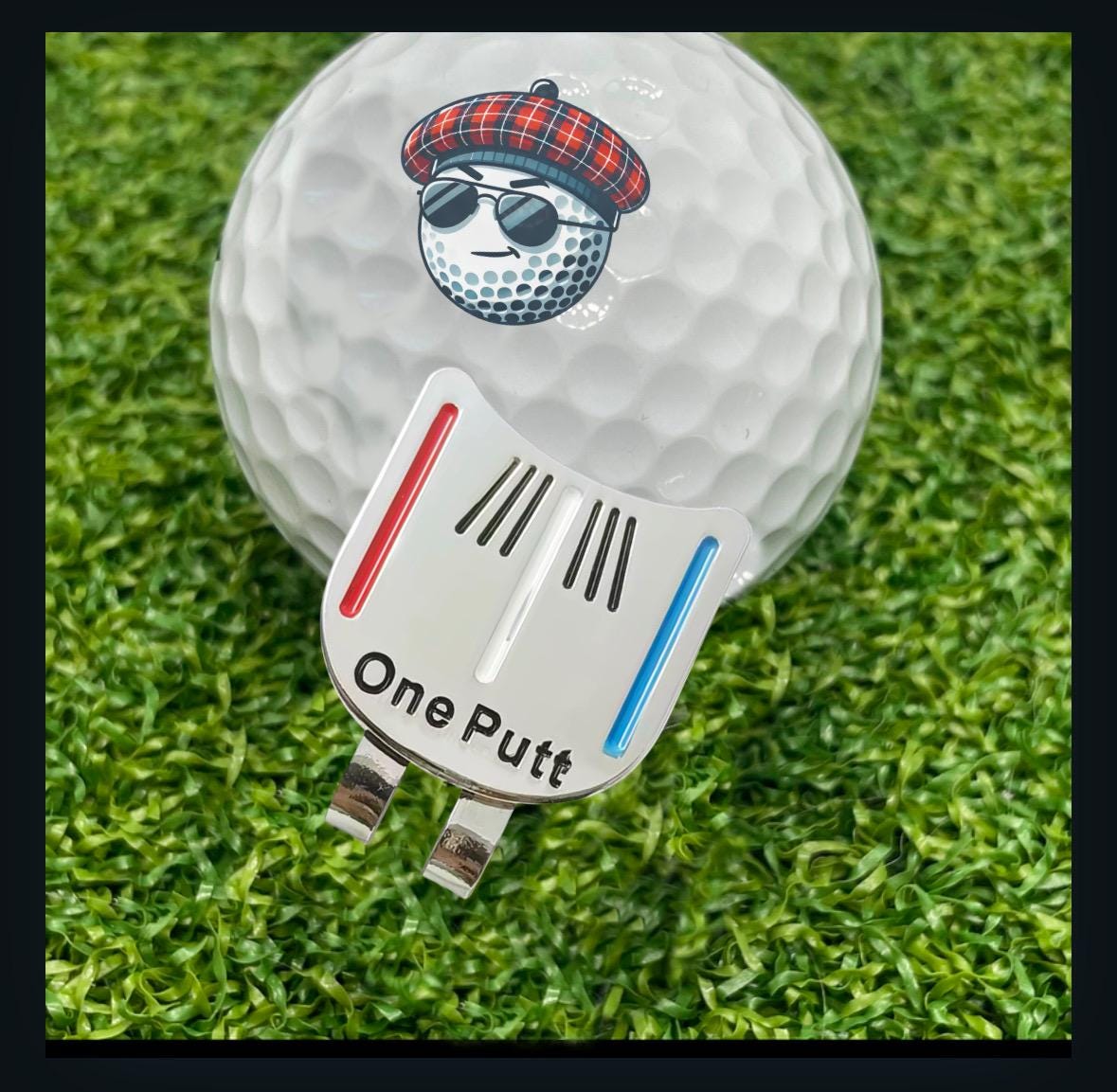 One Putt Golf Ball Marker